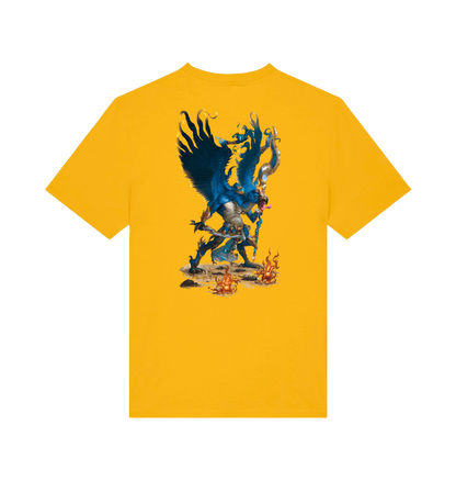 Spectra Yellow Printed T-shirt Back