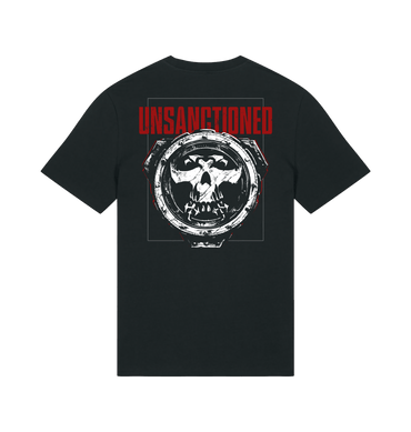 Black Printed T-shirt Back