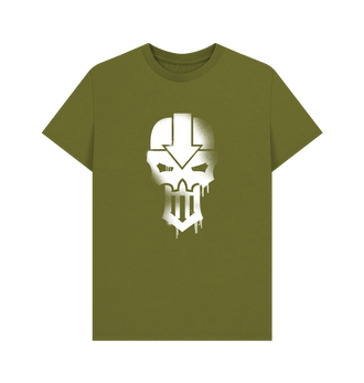 Moss Green Iron Warriors Graffiti Insignia T Shirt