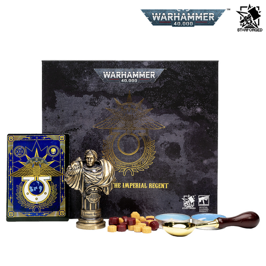 Starforged Warhammer 40,000 Seal of the Imperial Regent Roboute Guilliman Busts
