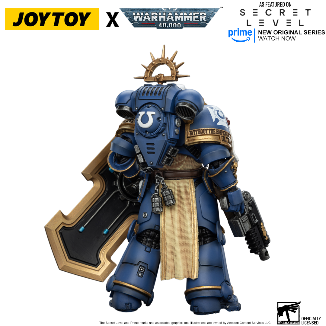 JoyToy Warhammer 40,000 Action Figure - Levantus with Power Sword, Stormshield and Bolt Pistol (1/18 Scale) Preorder