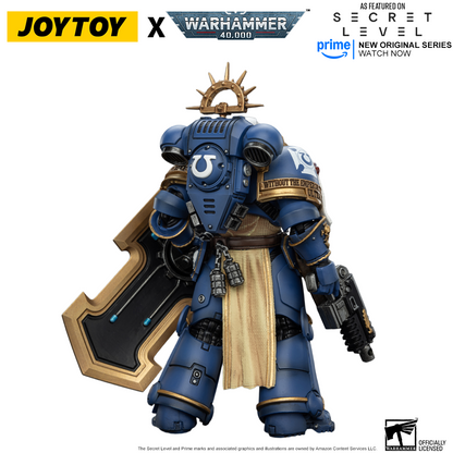 JoyToy Warhammer 40,000 Action Figure - Levantus with Power Sword, Stormshield and Bolt Pistol (1/18 Scale) Preorder