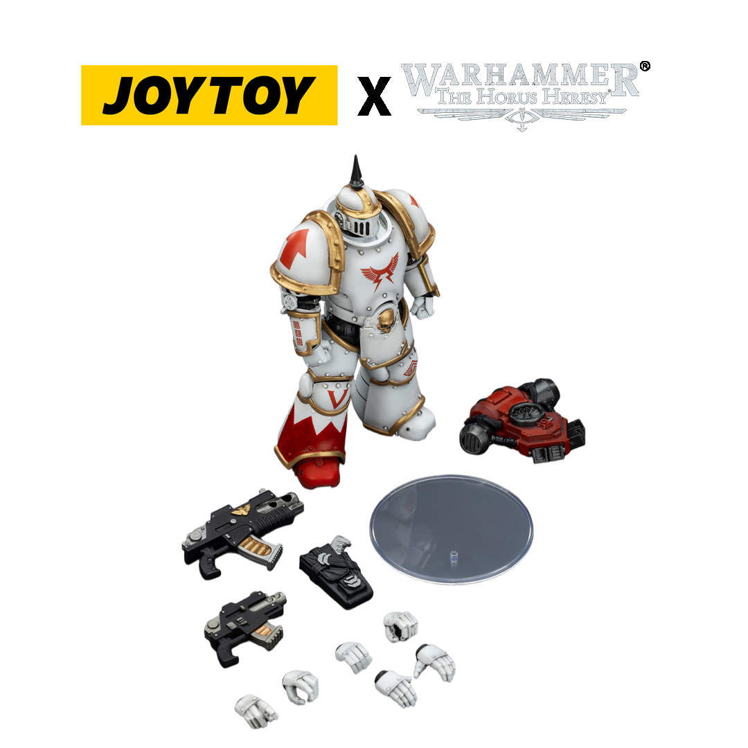 JoyToy Warhammer The Horus Heresy Action Figure - White Scars, MKIII Tactical Legionary (1/18 Scale) Preorder