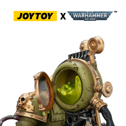 JoyToy Warhammer 40,000 Action Figure - Death Guard, Foul Blightspawn with Plague Sprayer (1/18 Scale) Preorder