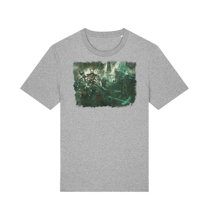 Heather Grey Printed T-shirt Front