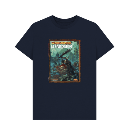 Navy Blue Warhammer Fantasy Battle 7th Edition - Lizardmen T Shirt