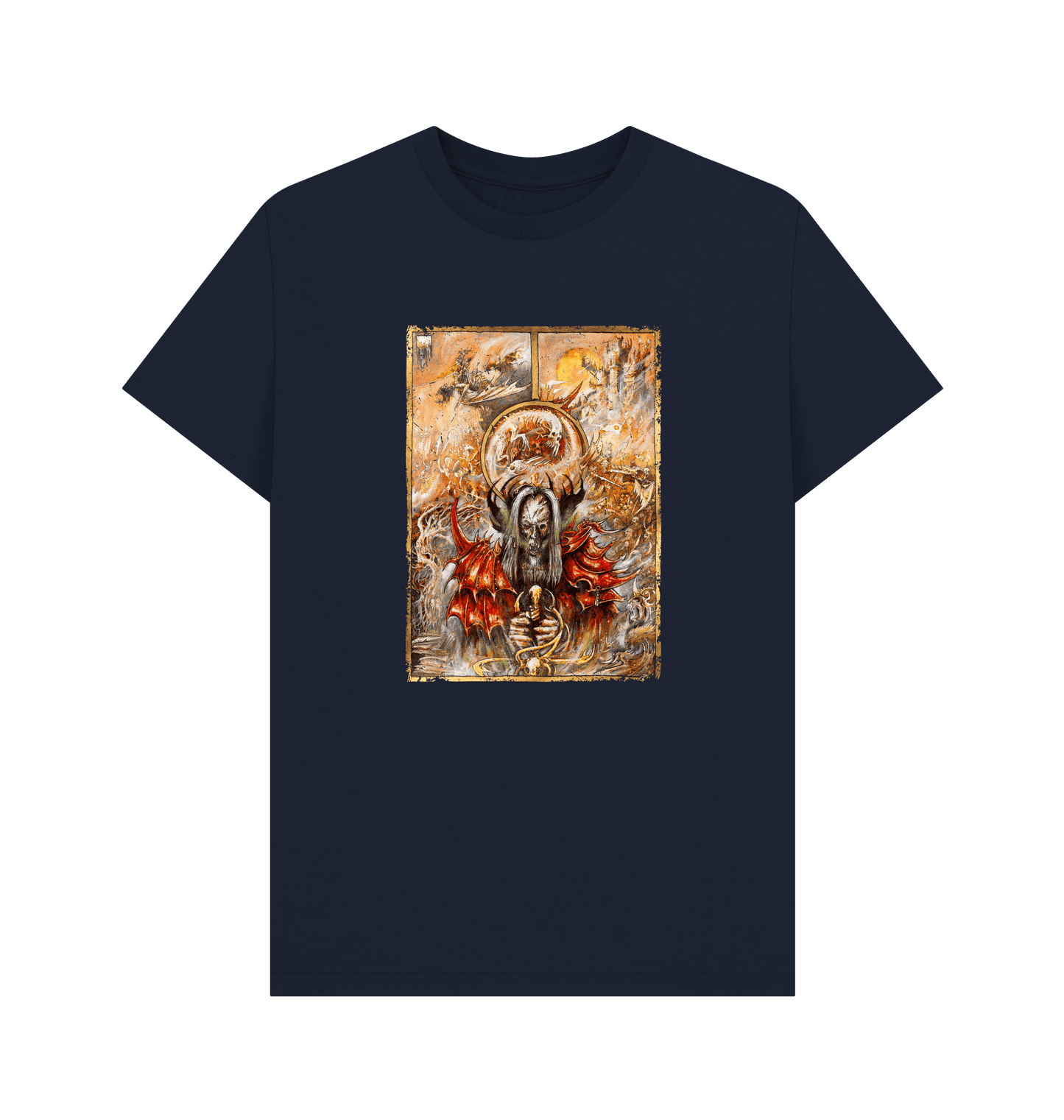 Navy Blue GRIMDARK - Vampire Counts T Shirt