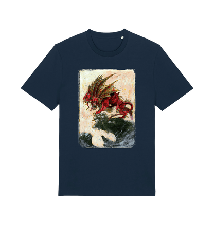 French Navy Printed T-shirt