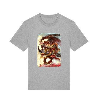Heather Grey Printed T-shirt