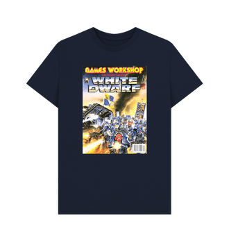 Navy Blue White Dwarf Issue 136 T Shirt