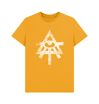 Mustard Craftworlds Battleworn Insignia T Shirt