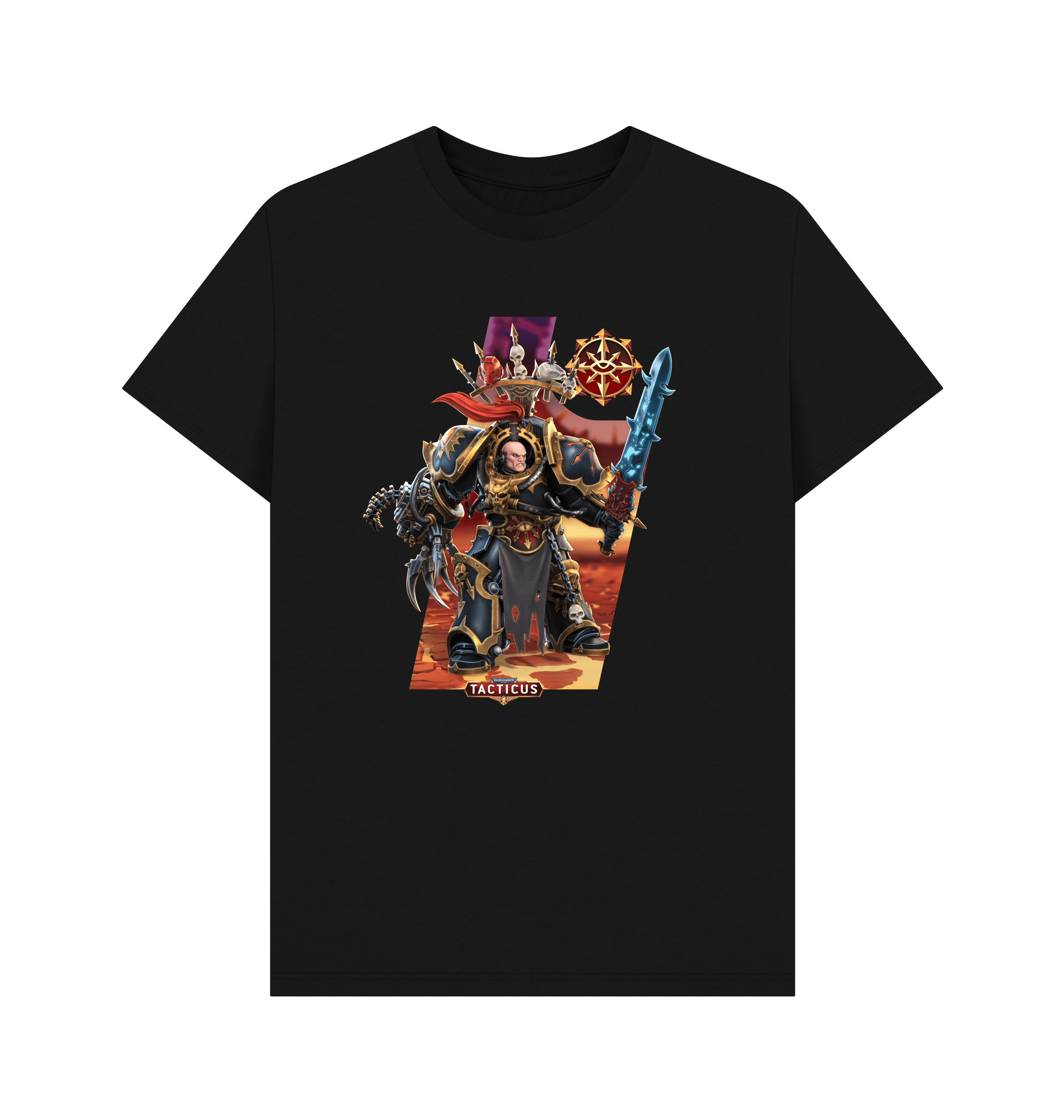 Black Premium Warhammer 40,000: Tacticus Abaddon the Despoiler T Shirt