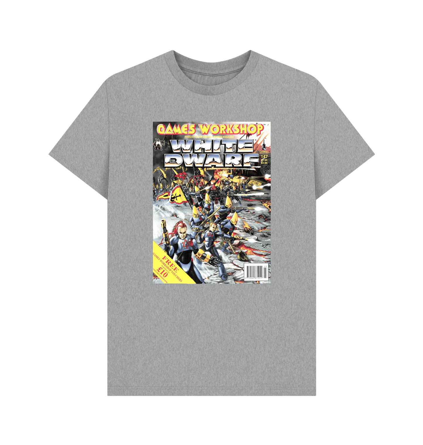 Athletic Grey White Dwarf Issue 147 T Shirt