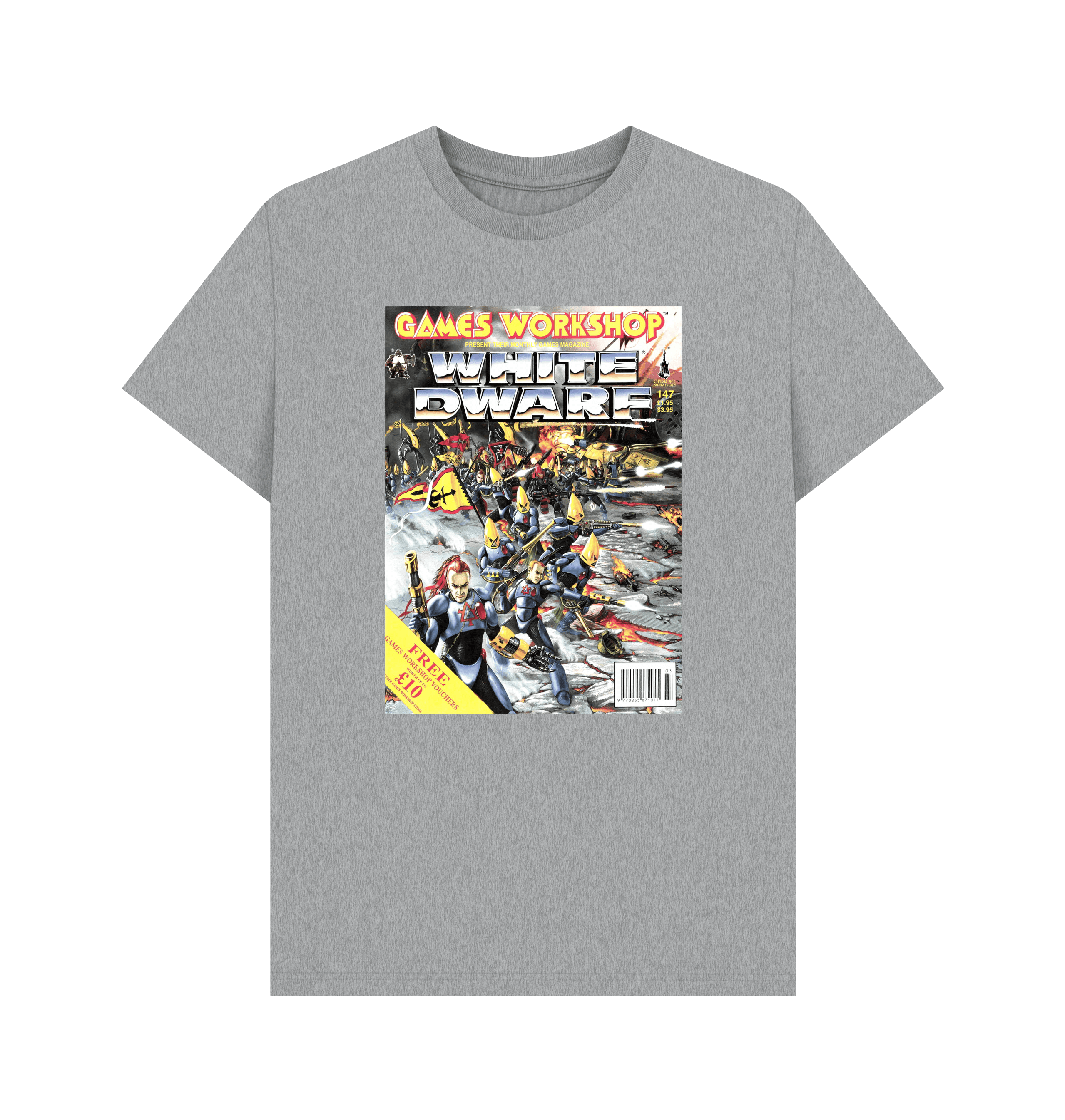 Athletic Grey White Dwarf Issue 147 T Shirt