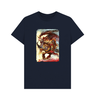 Navy Blue GRIMDARK - Skarbrand T Shirt