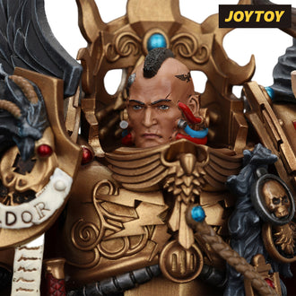 JoyToy Warhammer The Horus Heresy Action Figure - Legio Custodes, Constantin Valdor, Captain-General of the Legio Custodes (1/18 Scale) & Exclusive T Shirt Preorder