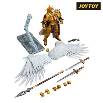 JoyToy Warhammer The Horus Heresy Action Figure - Blood Angels Sanguinius, Primarch of the IXth Legion (1/18 Scale) & Exclusive T Shirt Preorder