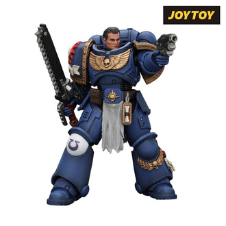 JoyToy Warhammer 40,000: Space Marine 2 Action Figure - Lieutenant Titus (1/18 Scale) Preorder