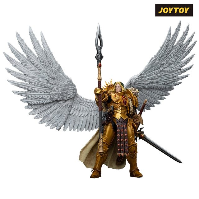 JoyToy Warhammer The Horus Heresy Action Figure - Blood Angels Sanguinius, Primarch of the IXth Legion (1/18 Scale) & Exclusive T Shirt Preorder