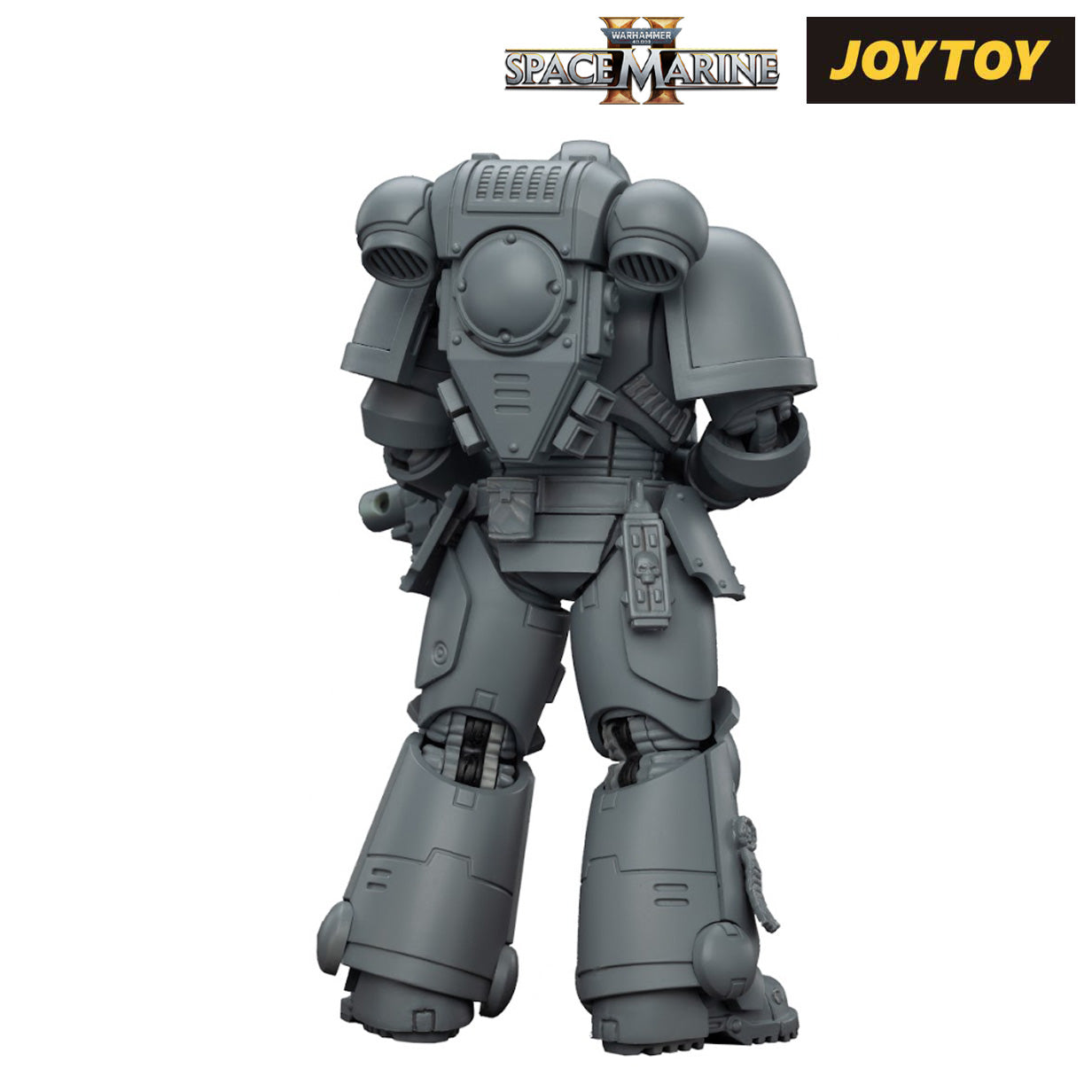 JoyToy Warhammer 40,000: Space Marine 2, Space Marines Intercessor, Armouring Hall Edition (1/18 Scale) & T Shirt Bundle