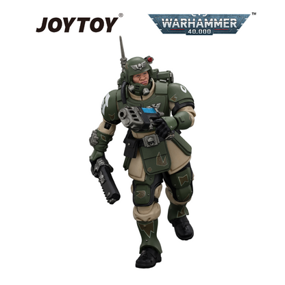 JOYTOY Warhammer 40,000 - Astra Militarum Kasrkin 1 with Chainsword and Plasma Pistol  (1/18 Scale) Preorder