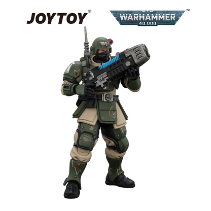 JOYTOY Warhammer 40,000 - Astra Militarum Kasrkin 4 with Plasma Gun (1/18 Scale) Preorder