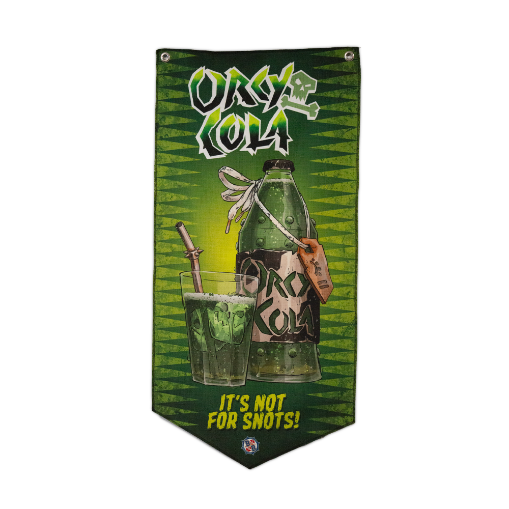 Blood Bowl Orcy Cola Wall Banner