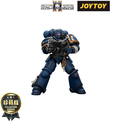 JoyToy Warhammer 40,000: Space Marine 2 Action Figure - Ultramarines, Brother Chairon - Collector’s Edition (1/18 Scale) Preorder