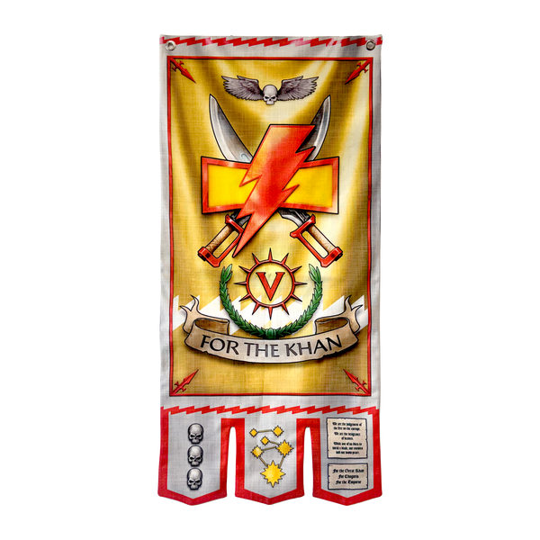 Warhammer 40,000: White Scars Chapter Banner - Preorder