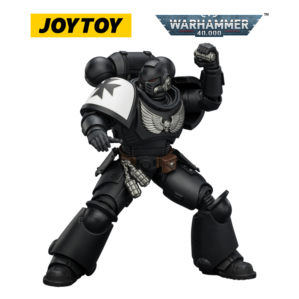 JOYTOY Warhammer 40,000 - Black Templars, Intercessor (1/18 Scale)
