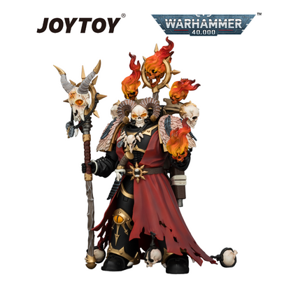 JOYTOY Warhammer 40,000 - Black Legion, Master of Possession with Staff of Possession and Bolt Pistol (1/18 Scale) Preorder