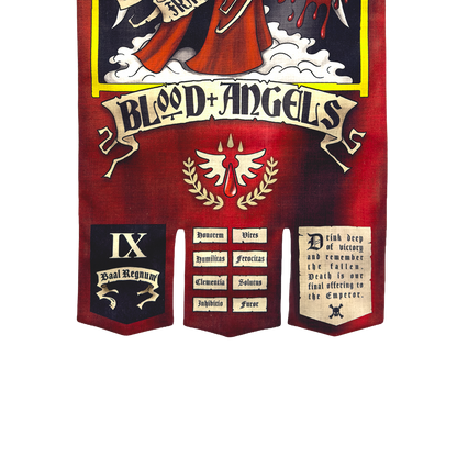 Blood Angels Chapter Banner - Preorder