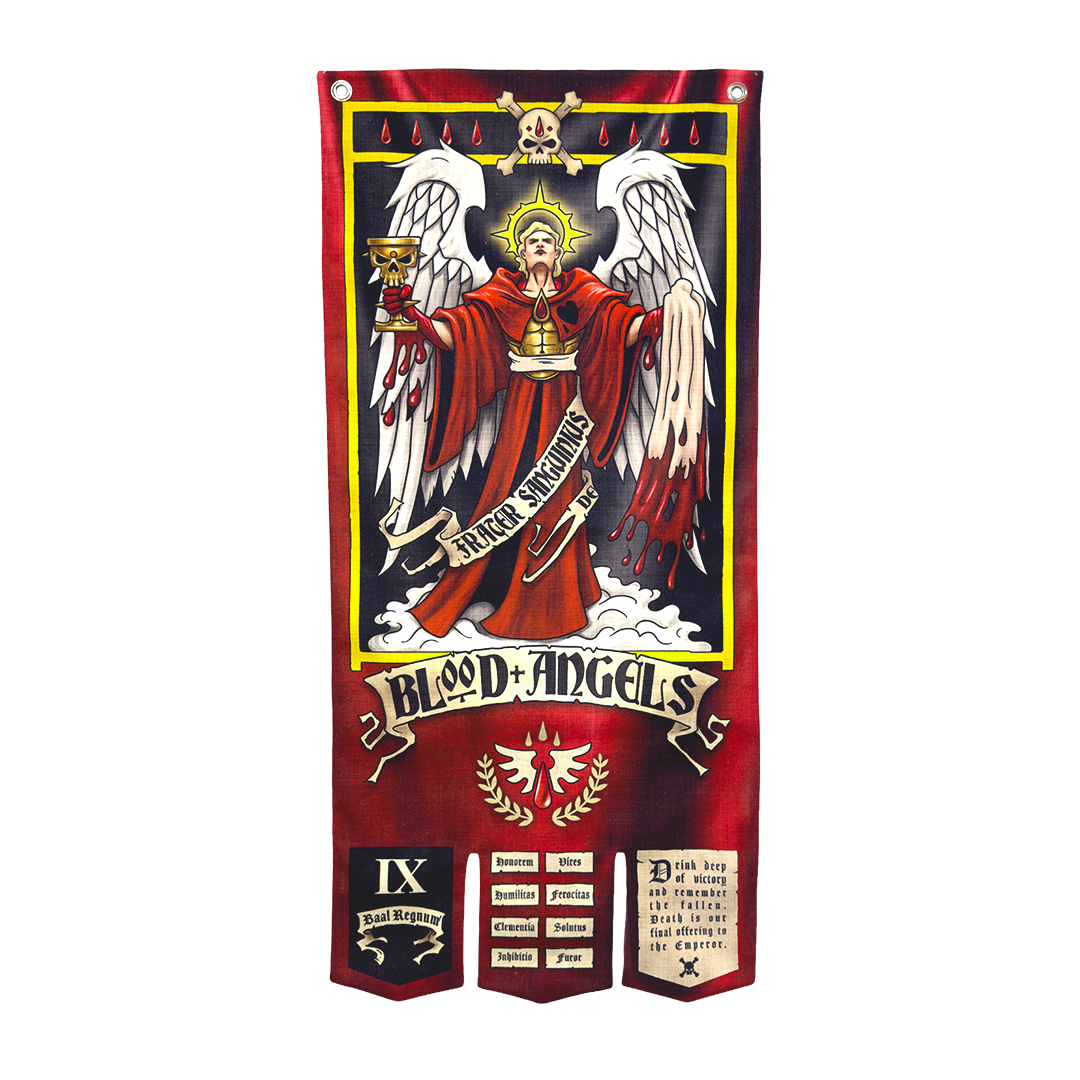 Blood Angels Chapter Banner - Preorder