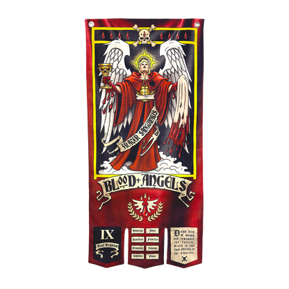 Blood Angels Chapter Banner - Preorder