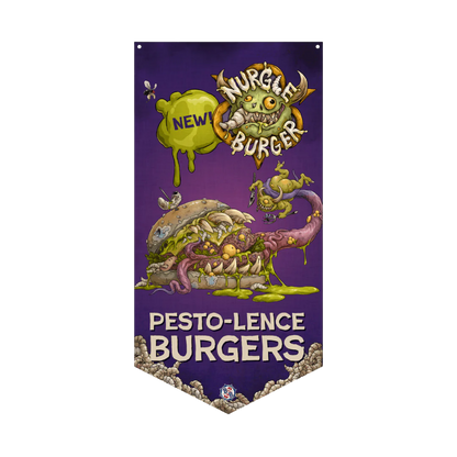 Blood Bowl Nurgle Burger Wall Banner