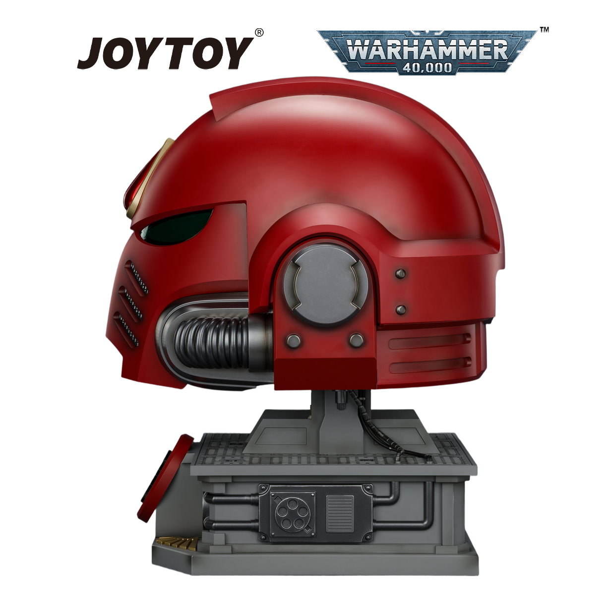 JOYTOY Warhammer 40,000: Blood Angels Mk X Helmet and Display Stand (1/1 Scale) Preorder