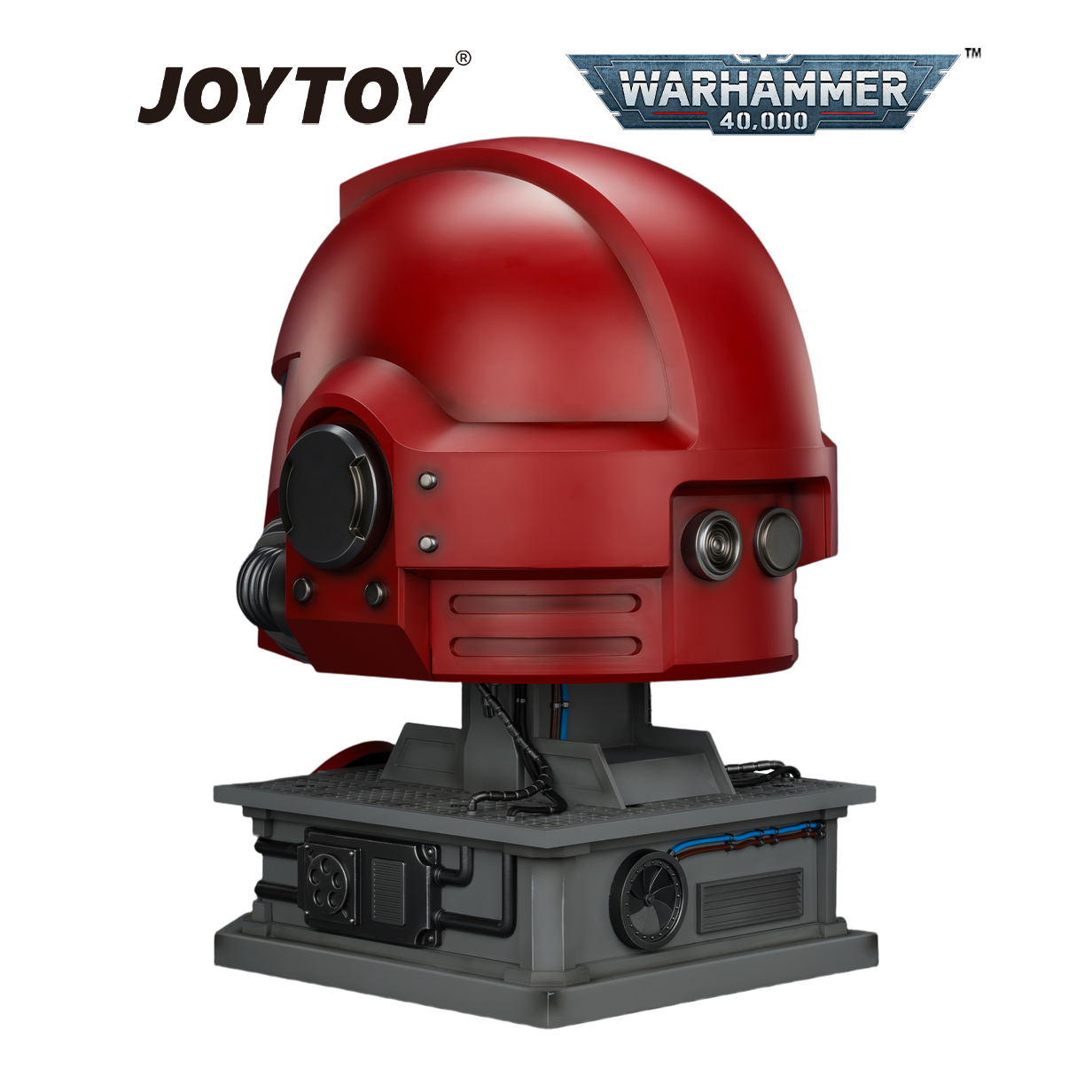 JOYTOY Warhammer 40,000: Blood Angels Mk X Helmet and Display Stand (1/1 Scale) Preorder