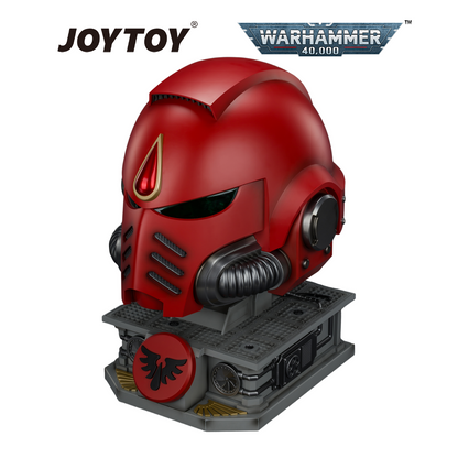 JOYTOY Warhammer 40,000: Blood Angels Mk X Helmet and Display Stand (1/1 Scale) Preorder
