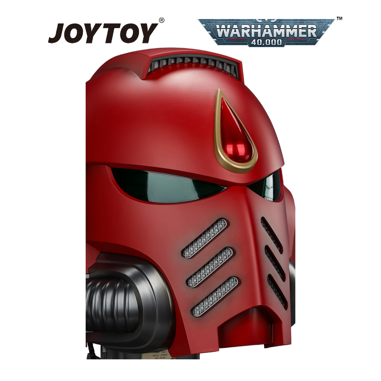 JOYTOY Warhammer 40,000: Blood Angels Mk X Helmet and Display Stand (1/1 Scale) Preorder