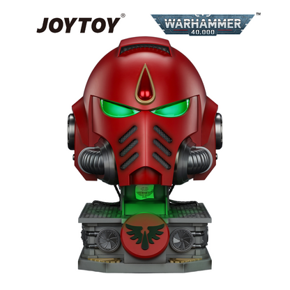 JOYTOY Warhammer 40,000: Blood Angels Mk X Helmet and Display Stand (1/1 Scale) Preorder