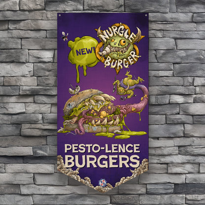 Blood Bowl Nurgle Burger Wall Banner