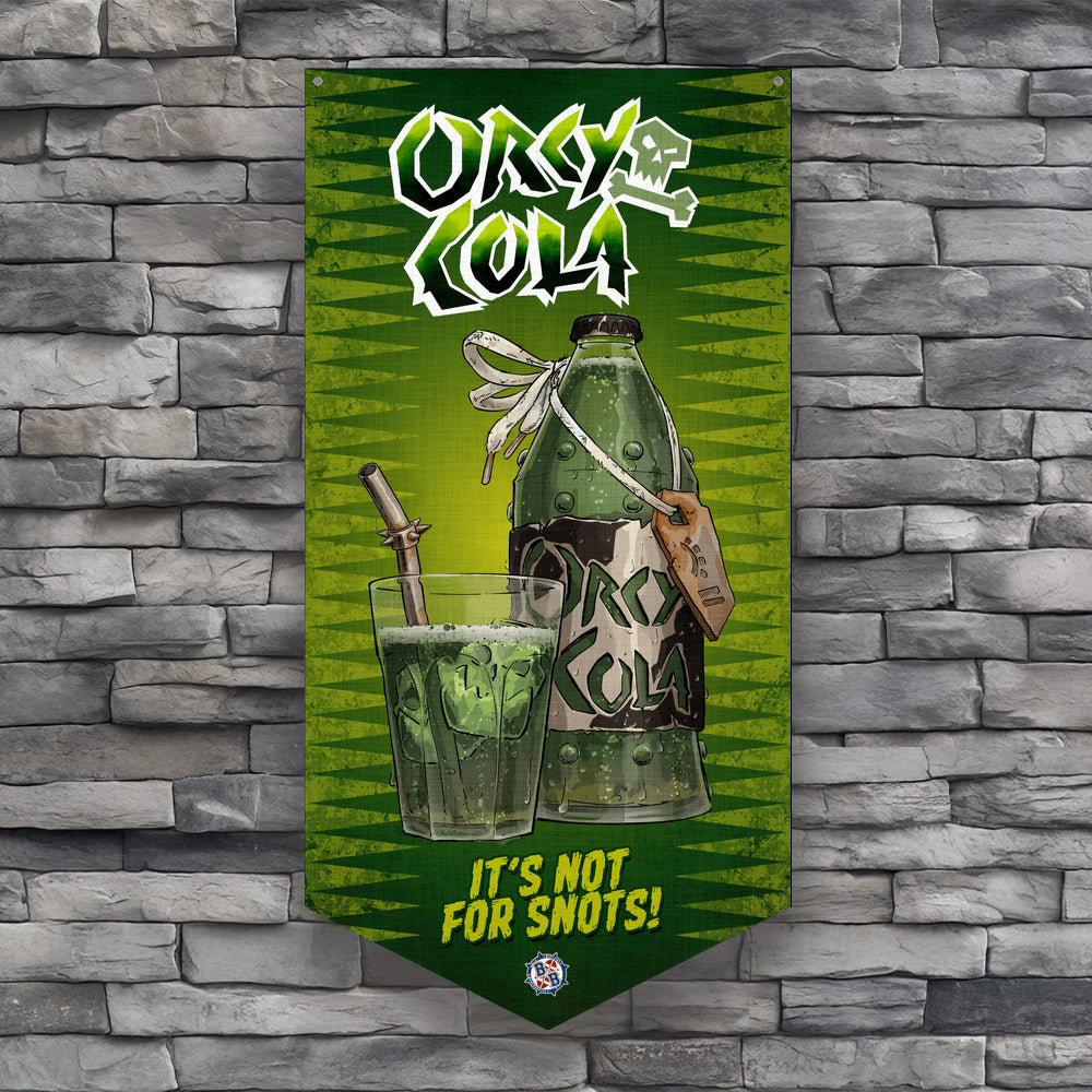 Blood Bowl Orcy Cola Wall Banner