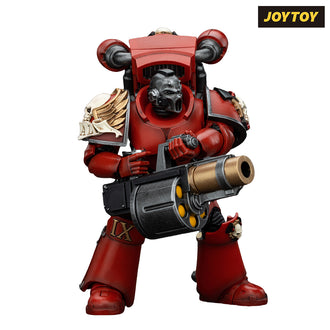 JoyToy Warhammer The Horus Heresy Action Figure - Blood Angels, Angel's Tears Erelim with Angel's Tears Grenade Launcher (1/18 Scale) Preorder