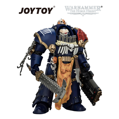 JOYTOY Warhammer The Horus Heresy - Night Lords, Contekar Terminator 1 with Chainblade & Volkite Cavitor (1/18 Scale) Preorder
