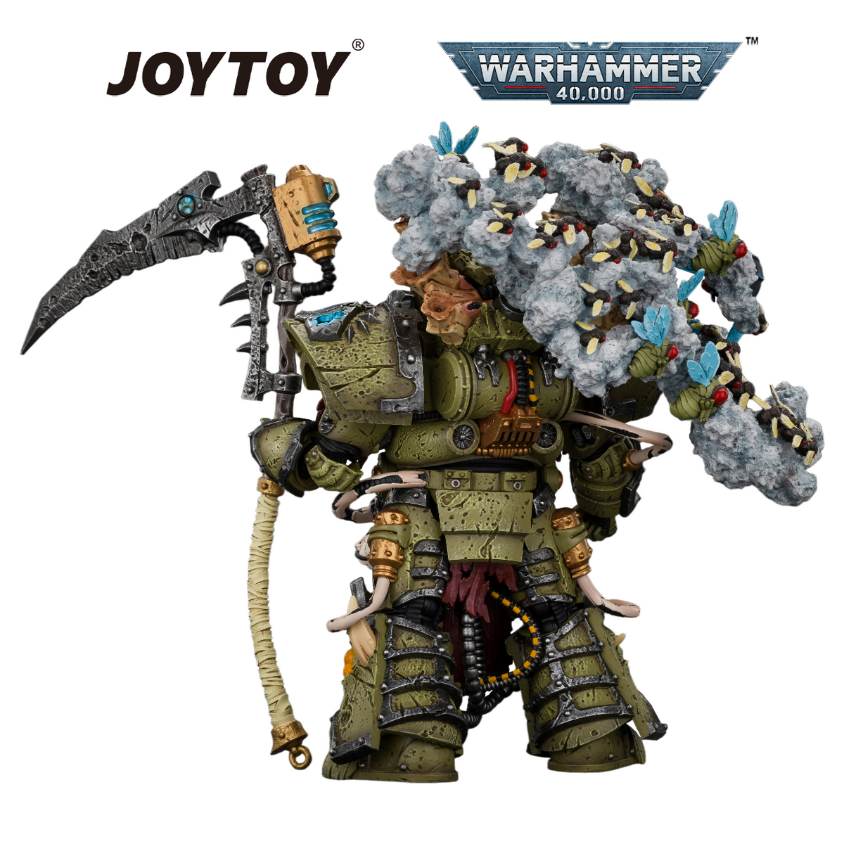 JOYTOY Warhammer 40,000 - Death Guard, Typhus, Herald of the Plague God (1/18 Scale) Preorder