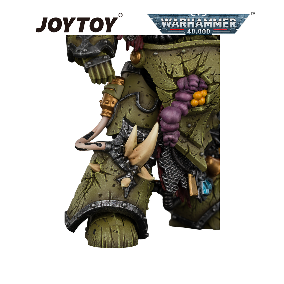 JOYTOY Warhammer 40,000 - Death Guard, Typhus, Herald of the Plague God (1/18 Scale) Preorder