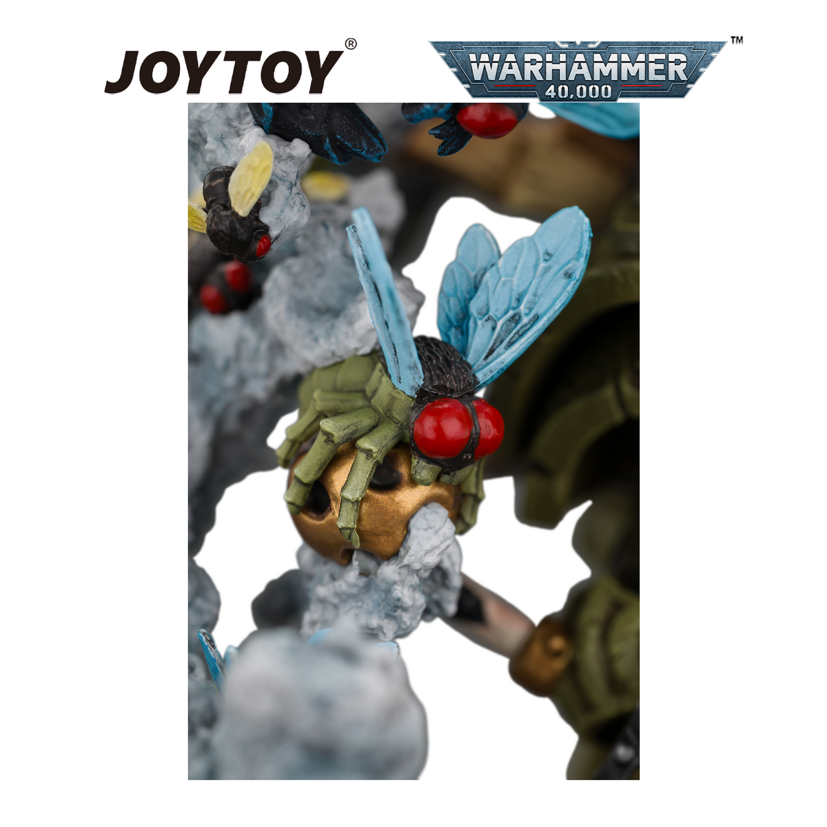JOYTOY Warhammer 40,000 - Death Guard, Typhus, Herald of the Plague God (1/18 Scale) Preorder