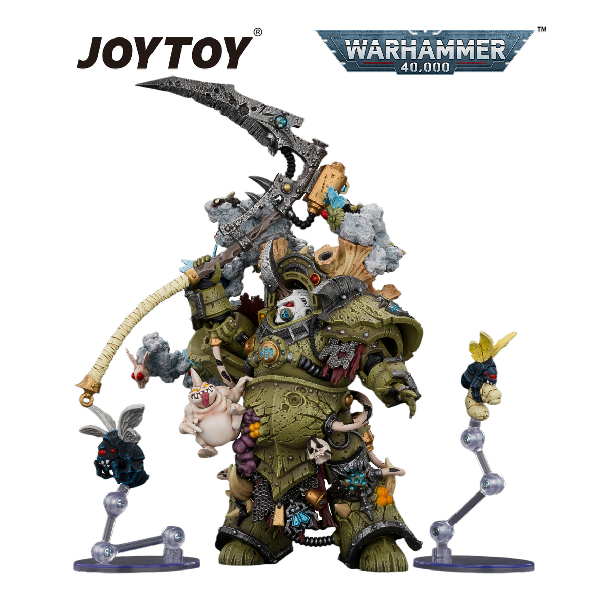 JOYTOY Warhammer 40,000 - Death Guard, Typhus, Herald of the Plague God (1/18 Scale) Preorder