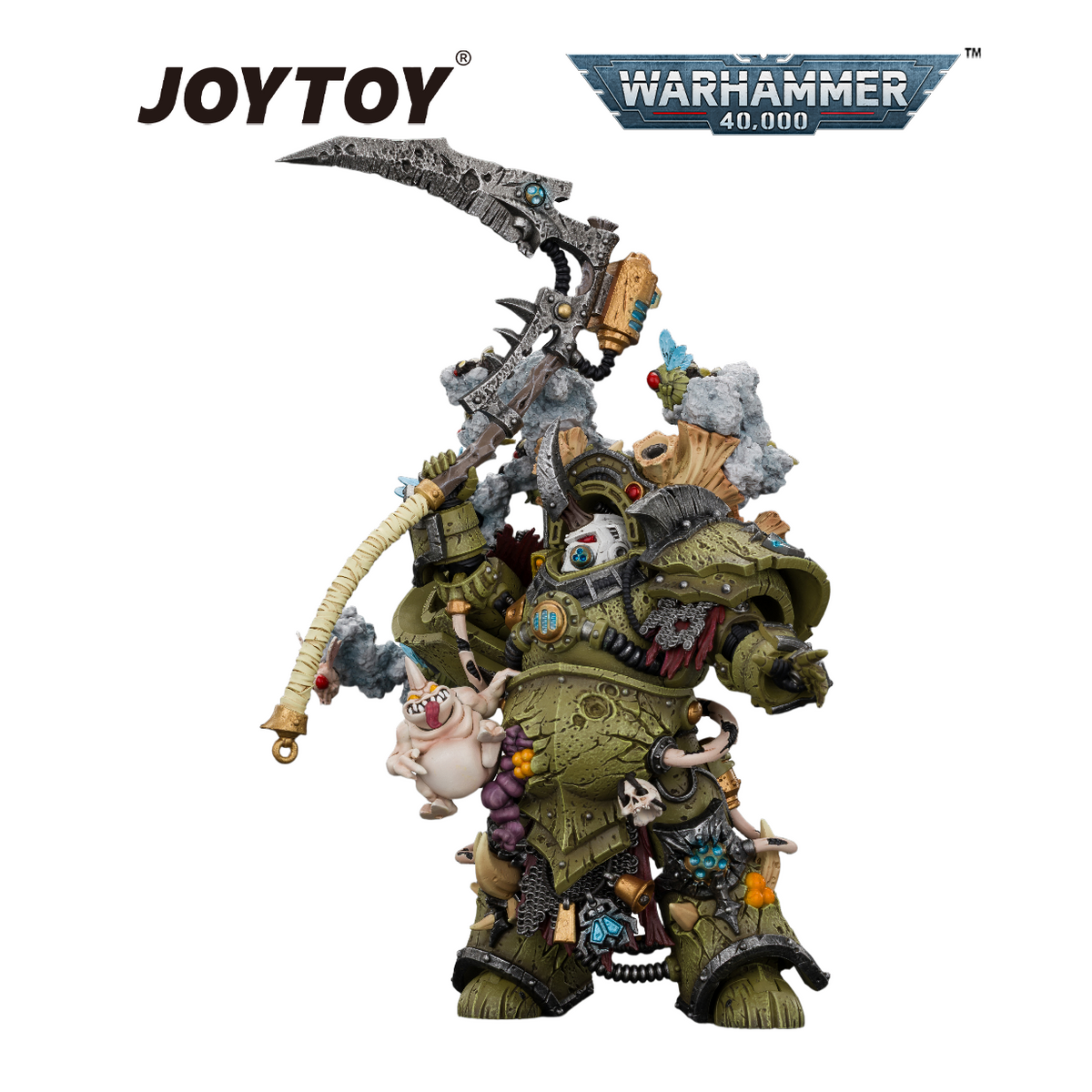 JOYTOY Warhammer 40,000 - Death Guard, Typhus, Herald of the Plague God (1/18 Scale) Preorder