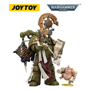 JOYTOY Warhammer 40,000 - Death Guard Tallyman with Plasma Pistol (1/18 Scale) Preorder
